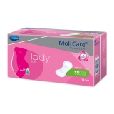MoliCare Lady Pad - inkontinenční vložky pro ženy při lehkém úniku moči - 2 kapky , 12 ks/bal. - 2 kapky (Mini), 14 ks/bal.
