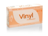 Abena vyšetřovací rukavice Vynil s pudrem, 100 ks/bal. - vel. M