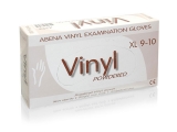 Abena vyšetřovací rukavice Vynil s pudrem, 100 ks/bal. - vel. XL