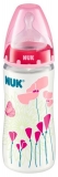 NUK First Choice PP láhev 300 ml - červená