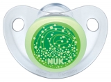 NUK Dudlík Trendline Den a noc svítící ve tmě, vel. 2 pro 6 - 18 měsíců věku - zelený