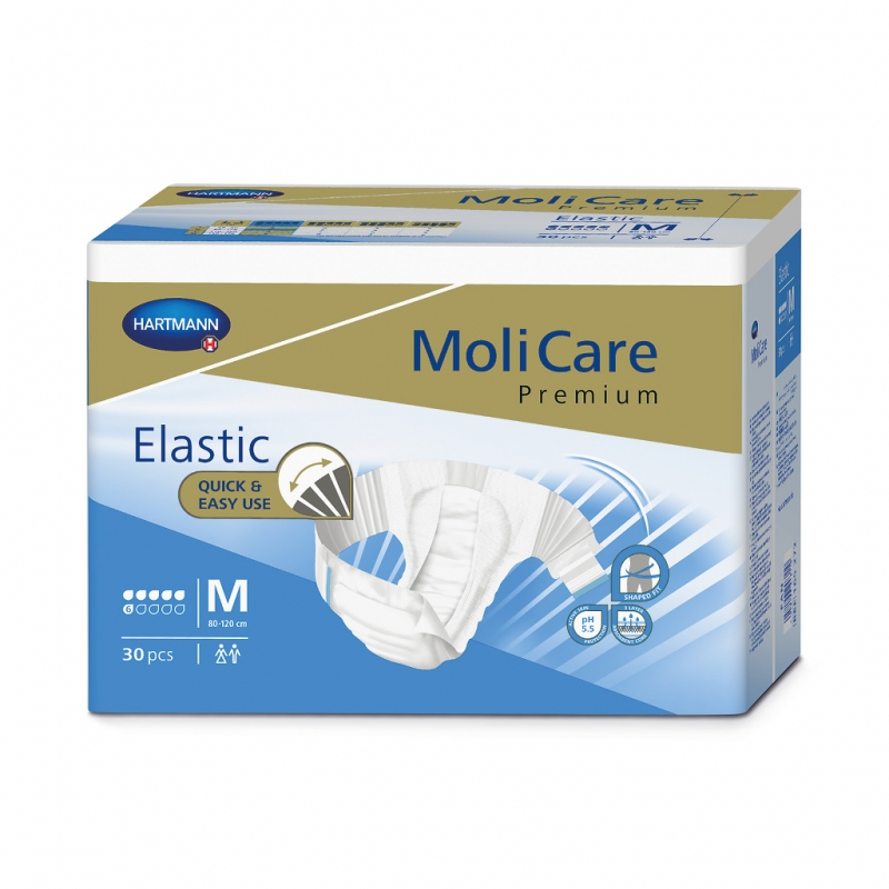 MoliCare Elastic 6 kapek - zalepovací plenkové kalhotky
