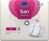 Abri San Premium - vložné pleny anatomicky tvarované - 11 - savost 3400 ml, 21 ks/ bal. - Midi no.11 - savost 3400 ml, 21 ks/ bal.