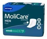 MoliCare Men  - inkontinenční vložky pro muže - 5 kapky - Protect, 14 ks/ bal.
