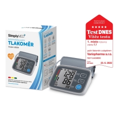 Digitální tonometr  s adaptérem - pažní - SimplyMed  U80EH