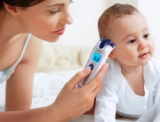 VEROVAL Baby bezdotykový teploměr stříbrný 