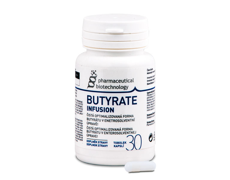 Butyrát - Butyrate infusion - Unikátní doplněk stravy